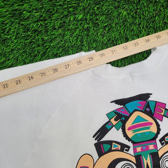 Vintage 1991 Taft-Raiders Sweatshirt Women Large 20x22 Texas - Picture 3 of 16